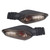 12V Motorcycle Turn Signal Light Orange Red Light High Brightness Blinker Indicator Lamp Replacement for DUCATI Monster Streetfighter Gray