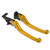 Brake Clutch Levers Handle High Sensitivity CNC Aluminium Alloy Universal Accessories for MotorcycleGold