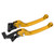 Brake Clutch Levers Handle High Sensitivity CNC Aluminium Alloy Universal Accessories for MotorcycleGold
