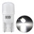 10Pcs 12V 8000K Bulbs Turn Parking Lot Door Signal Light Indicator Car Light(White)