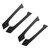 4pcs Interior Handle Carbon Fibre Cover Trim Fit for Toyota Land Cruiser Prado 2010-2018