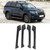 4pcs Interior Handle Carbon Fibre Cover Trim Fit for Toyota Land Cruiser Prado 2010-2018