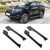 4pcs Interior Handle Carbon Fibre Cover Trim Fit for Toyota Land Cruiser Prado 2010-2018