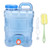 15L RV Water Tank Food Grade PC Portable Transparent Fresh Water Container with Faucet for Trailers Yacht Camper