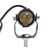 Pair Motorcycle LED Spotlight High Low Beam Yellow White Light IP65 Waterproof Universal