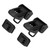 1 Pair Black Hood Latch Locking Catch Buckle Fits for Jeep Wrangler JK and Unlimited 2007-2020