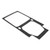 Central Control Panel Cover Forged Carbon Fiber Marble Pattern Replacement for Land Rover Defender 110 2020‑2021