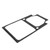 Central Control Panel Cover Forged Carbon Fiber Marble Pattern Replacement for Land Rover Defender 110 2020‑2021