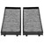 2pcs Car Cabin Air Filter Anti Pollen Dust Replacement Part for X5 E70 X6 E71 64316945586