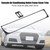 Carbon Fiber Console Air Conditioning Outlet Vent Frame Cover Trim for Audi A4 (B8) 2007-2016