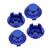 4pcs 3in Wheel Center Hub Caps A1714000025 Replacement for Mercedes Benz A C E SLK ClassBlue
