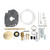 45pcs Carburetor Rebuild Kits 11‑2923 Carb Repair Set Replacement for S S Master Super E Carburetor