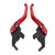 1 Pair Brake Lever Handle CNC Aluminium Alloy Motorcycle Adjustable Brake Lever for XMAX 300 2023 to 2024 Red