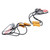 2pcs 1157 LED Decoder 50W Load Resistor Flash Error Free Canceller for Car Headlamp Fog Lamp DRL