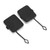 2pcs Rear Bumper Tow Hook Cover Cap 51127272415 ABS Black Replacement for X3 F25 2011‑2014