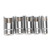 3/8inD Elbow Connector Socket Set Fitting Kit Chrome Alum Car Repair Accessory Tool