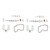 36pcs Carburetor Rebuild Parts Motorcycle Carb Repair Set Replacement for V Star 1100 XVS1100 1999‑2005
