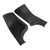 2Pcs Car Door Sill Guard Carbon Grain Door Sill Scuff Plate Protector Sticker Replacement for Tesla Model Y 2021‑2024 Rear