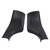 2Pcs Car Door Sill Guard Carbon Grain Door Sill Scuff Plate Protector Sticker Replacement for Tesla Model Y 2021‑2024 Rear