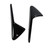 2pcs Side Camera Cover Side Markers Turn Signal Covers Replacement for Tesla Model Y Painted Black