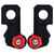 2pcs Motorcycle Axle Block Slider Aluminum Alloy Replacement for CB650R/F CBR650R 2019‑2020Red