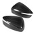 2Pcs Rearview Mirror Cover Cap Carbon Fiber Exterior Housing Fit for Mazda CX‑5 2012‑2015