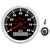 85mm Speedometer GPS 0‑80MPH 0‑130KM/H Cog LCD IP67 Black Dial Silver Frame for Car Boat Yacht RV