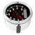 85mm Speedometer GPS 0‑80MPH 0‑130KM/H Cog LCD IP67 Black Dial Silver Frame for Car Boat Yacht RV