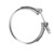Car Turbocharger Exhaust V Band Clamp 186917 109‑114mm/4.3‑4.5in Replacement for Holset HX52 HX55