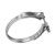 Car Turbocharger Exhaust V Band Clamp 186917 109‑114mm/4.3‑4.5in Replacement for Holset HX52 HX55