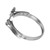 Car Turbocharger Exhaust V Band Clamp 186917 109‑114mm/4.3‑4.5in Replacement for Holset HX52 HX55