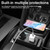 Car Inverter 200W Modified Wave Multifunction Car Power Inverter with 2 AC Sockets and 4 USB Ports for 12V Car