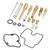 20pcs Carburetor Rebuild Kit Rubber Carb Repair Set Replacement for CBR600F3 CBR600 1995‑1998