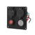 Multifunction 1 Gang Switch Panel with Dual QC3.0 USB Port Voltmeter Cigarette Lighter Holder 12V/24V for Buses Ships