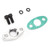 Turbo Oil Return Drain Flange Adapter Kit 1.5in Female 1/2 NPT Replacement for Garrett GT15