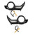 2PCS Car Daytime Running Light White Yellow LED Front Bumper Turn Signal Foglamp Replacement for 4 Runner 2014‑2020