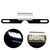 Universal Motorcycle License Plate Light CNC Aluminium Rear Tag Lamp 6 LED Tail Mount LightingSilver