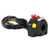 22mm Handlebar Switch High/Low Beam Light Turn Signal Ignition Waterproof Control Button