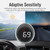 Car Head-up Display Digital Speedometer Display Driving Mileage,  Angle, Overspeed Alarm and Fatigue Driving Alarm
