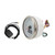 GPS Speedometer 0‑160MPH LCD Screen IP67 Waterproof Colourful Backlit Universal for Cars Boats RVs YachtsWhite