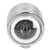 Universal 4.25in LED Headlamp Round Angel Eyes High Low Beam Retro Motorcycle DRL Chromeplate Shell(White Light Yellow Light )