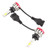 Pair of EV19 880/881 Foglight Bulb 30W 3000K 3000LM Yellow Light IP68 Waterproof Front Lamp