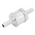 Non Return One Way Check Valve Aluminum Alloy Universal for Fuel Gasoline Oil Petrol Diesel Water6mm/0.24in