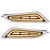 12V Side Marker Light LED Turn Indicator Lamp Replacement for Patrol 2014‑2020