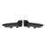 Rear Side Bumper Spoiler Lip Splitter Body Kits Canard Diffuser for 2 Series F22 F23 M Sport 2015 to 2019 Carbon Fiber Style