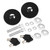 Car Universal Carbon Fiber Style Engine Hood Cover Lock Key Pin Kit Quick Latch Release