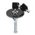 Car Universal Carbon Fiber Style Engine Hood Cover Lock Key Pin Kit Quick Latch Release