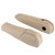Microfiber Leather Seat Armrest Handle Decor Cover Trim Fit for Honda CRV 2007-2009Beige