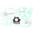Complete Gasket Repair Kit Seal Tool Fit for Honda TRX300EX Sportrax/Forutrax