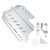 Motorcycle Engine Guard Chassis Under Guard Protector Skid Plate Replacement for CB500X CB400X 2017‑2021Silver